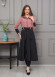 Modest Tow Colored Linen Trench Coat 1223 - pink