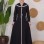 Long Rain Parachute Coat with Hood and Satin Lining 1221 - black