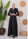 Modest linen  trench coat 1221 Koyu Antrasit