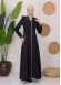 Modest linen  trench coat 1221 Koyu Antrasit