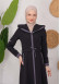 Modest linen  trench coat 1221 Koyu Antrasit