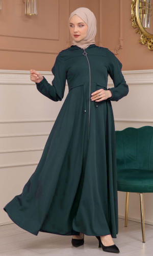 عباية برادة كلوش677 - اخضر
