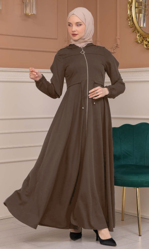 عباية برادة كلوش677 - بني