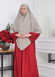 Casual Hijab Dress Suit 2 Pieces 828 Bordo