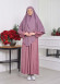 Casual Hijab Dress Suit 2 Pieces 828 Lila