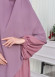 Casual Hijab Dress Suit 2 Pieces 828 Lila