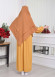 Casual Hijab Dress Suit 2 Pieces 828 Hardal