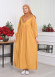 Casual Hijab Dress Suit 2 Pieces 828 Hardal