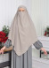 Casual Hijab Dress Suit 2 Pieces 828 Antrasit