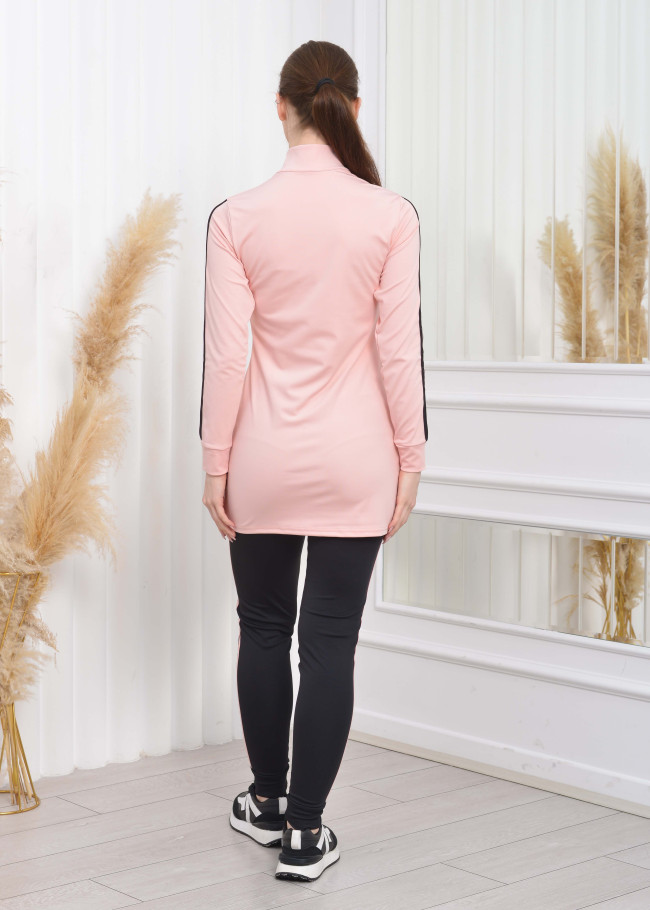 WOMEN'S  ADIDAS TRACK SUIT 2 PİECES 1073 Pembe