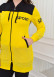 Women's 3 Piece Sport Tracksuit Set 1077 Sarı