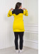 Women's 3 Piece Sport Tracksuit Set 1077 Sarı