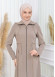 Women's Detachable Hooded Zipper Prada trenchcoat  1200 açık kahve