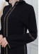 Women's Lace Embroidered Hooded Zippered Abaya 604 Bej