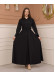 Womens Hooded Abaya with Detachable Belt 605 - khaki