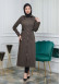 Womens Hoodied Overcoat of parashot Fabric 1104 - khaki