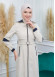 Women's Hoodied Overcoat of parashot Fabric 1105 Bej