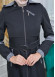Women's Hoodied Overcoat of parashot Fabric 1105 Siyah