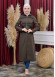 Women's Hoodied Overcoat of parashot Fabric 1112 Haki