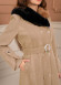 Women’s Winter Wool Coat 1370  - beige
