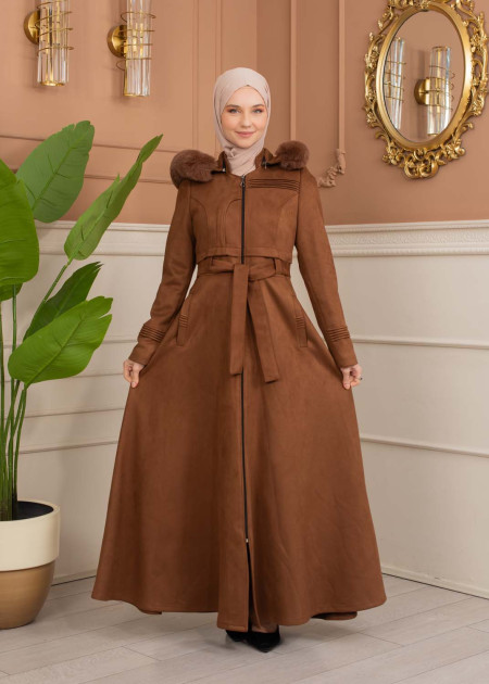 ollun boa suede combination coat ジャケット・アウター ollun boa