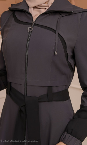 Womens Summer Long Coat Prada - Code 1234 - gray