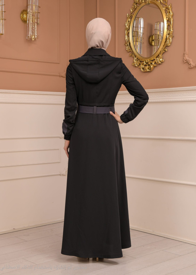 Womens Summer Long Coat Prada - Code 1234 - black
