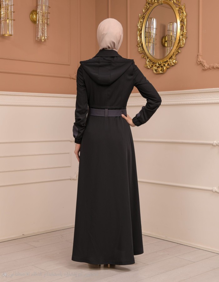 Womens Summer Long Coat Prada - Code 1234 - Schwarz