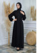 women Abaya of Prada fabric 548 Siyah