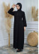 women Abaya of Prada fabric 548 Siyah