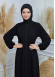 women Abaya of Prada fabric 548 Siyah