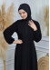 women Abaya of Prada fabric 548 Siyah