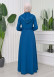 Tie Waist Women's Topcoat 1203 Turkuaz