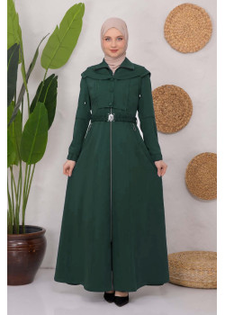 مانطو برادا نسائي صيفي 1220 - بترولي