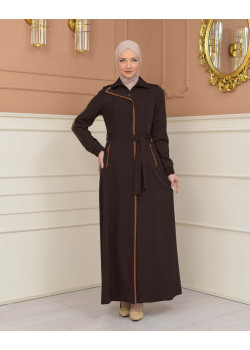 مانطو برادا نسائي 1230 - بني