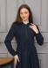 Women's Hooded Abaya with Detachable Belt 694 - deep blue