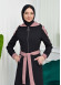 ترانشكوت نسائي قصير للمحجبات  مع حزام و طاقية - كود 1210 Açık Pembe