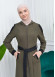HOODED SHORT TRENCH COAT WITH BELT - CODE : 1210 kuyu haki