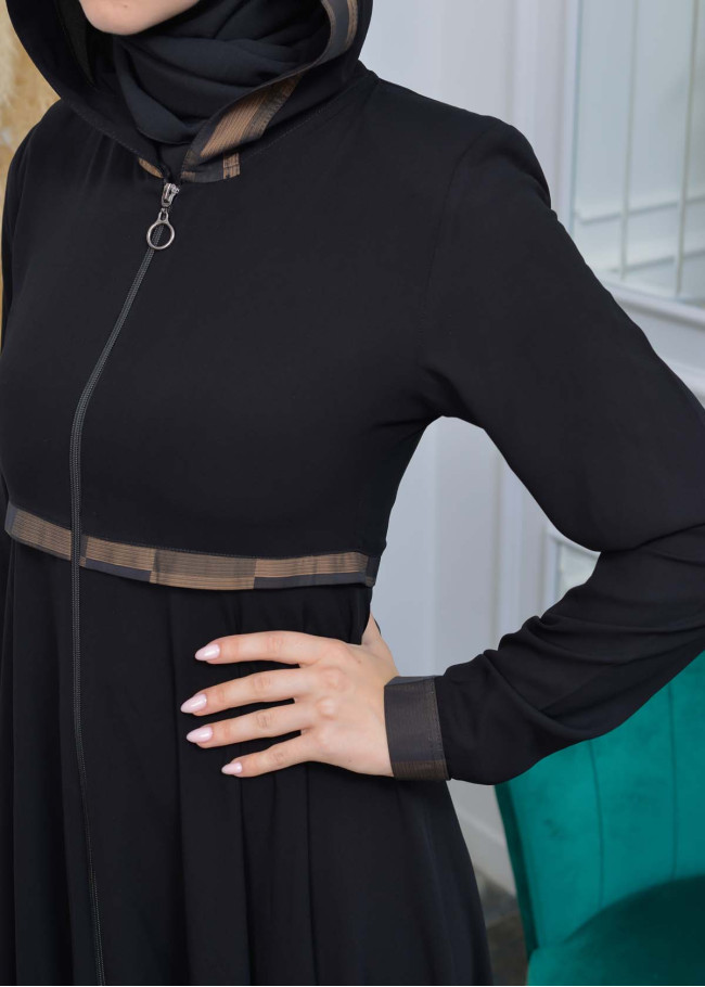 عباية نسائية كلوش كبشونة مغربية 675 Bej