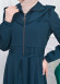 Muslim Hijab Wear women's Manto with a belt 1205 Haki