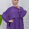 فستان محجبات بأكمام ربط 831 mor