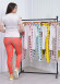 Women's T-Shirt Trousers Pajamas Set with Lace Sleeve 1082 Kırmızı