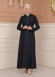 Belted Zippered Clarita Hooded Topcoat 1224 - deep blue