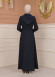 Belted Zippered Clarita Hooded Topcoat 1224 - deep blue