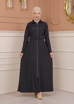 مانطو كلاريتا 1224 - رمادي