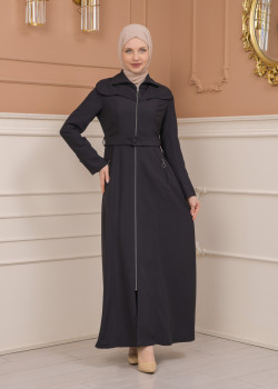 مانطو كلاريتا 1224 - رمادي