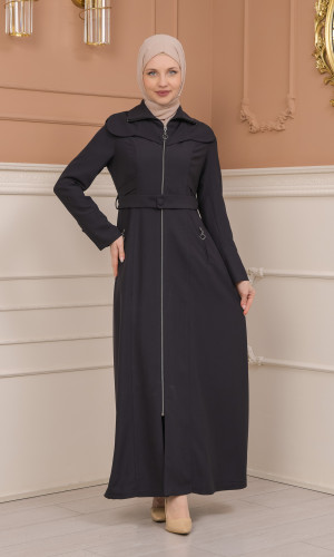 مانطو كلاريتا 1224 - رمادي