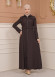 Belted Zippered Clarita Hooded Topcoat 1224 - purpul