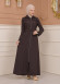 Belted Zippered Clarita Hooded Topcoat 1224 - purpul