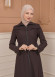 Belted Zippered Clarita Hooded Topcoat 1224 - purpul